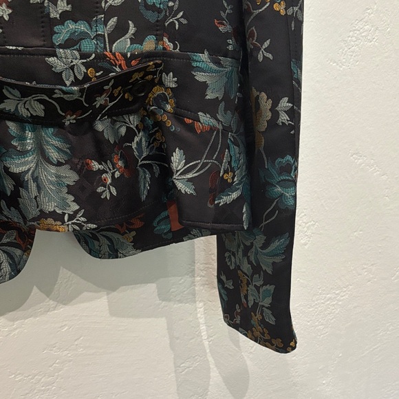 Floral Multi Color Blazer Women’s Size 42 Small XS - Picture 13 of 17